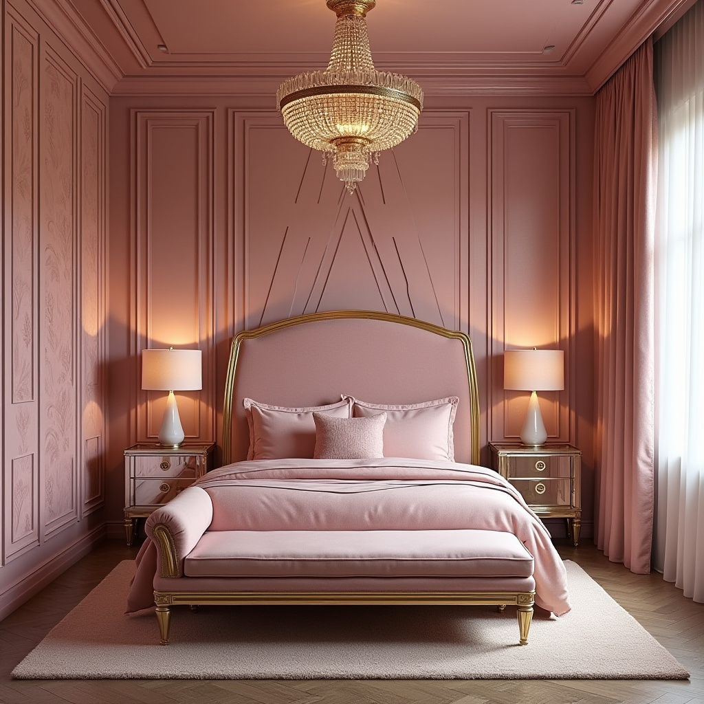 rose pink bedroom ideas 20