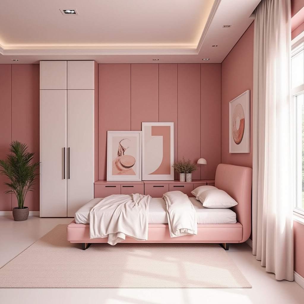 rose pink bedroom ideas 33