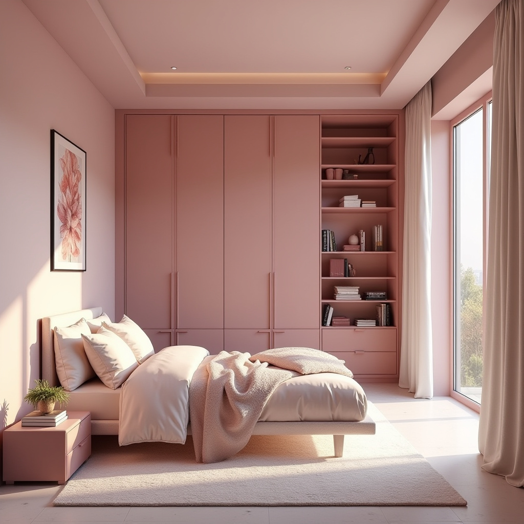rose pink bedroom ideas 34