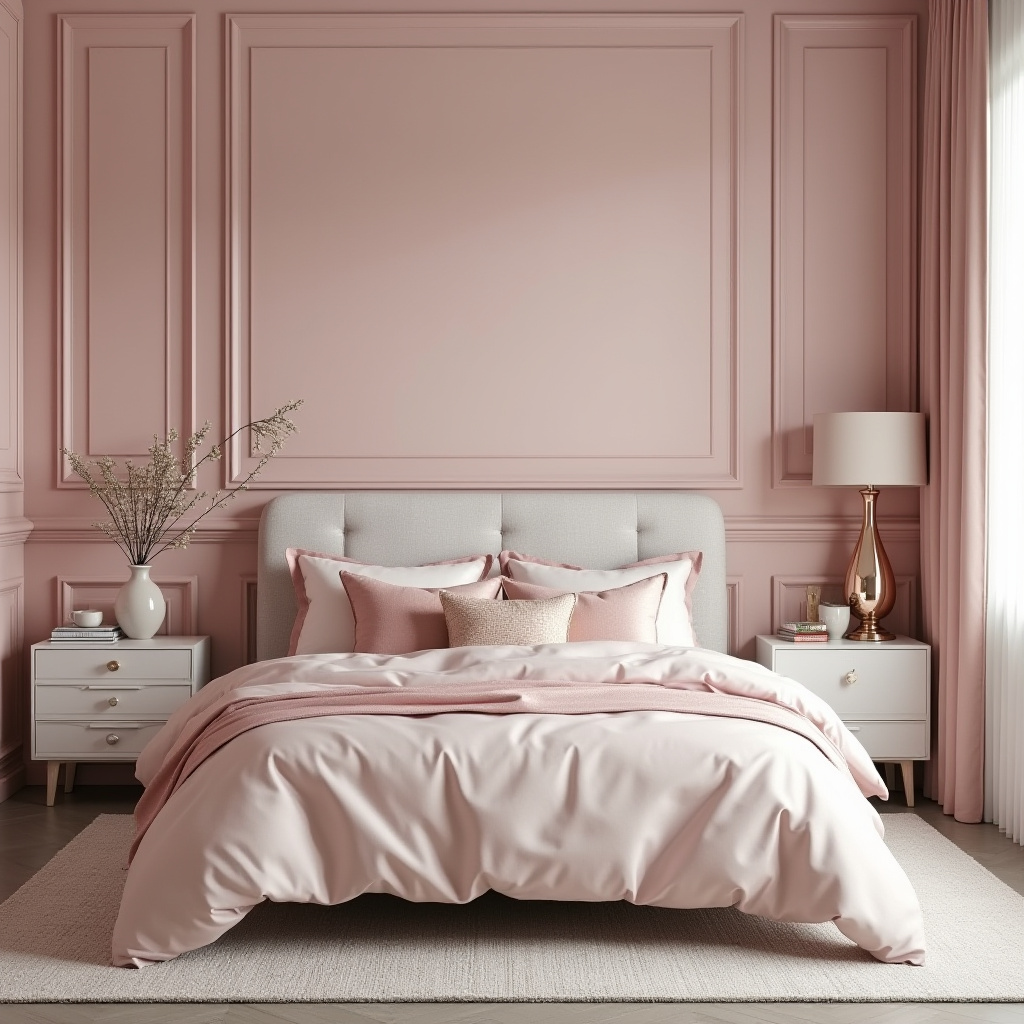 rose pink bedroom ideas 37