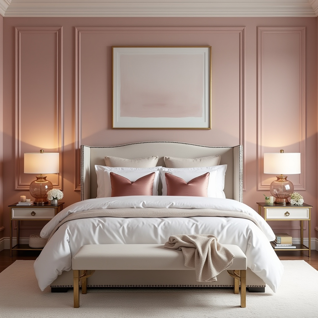rose pink bedroom ideas 38