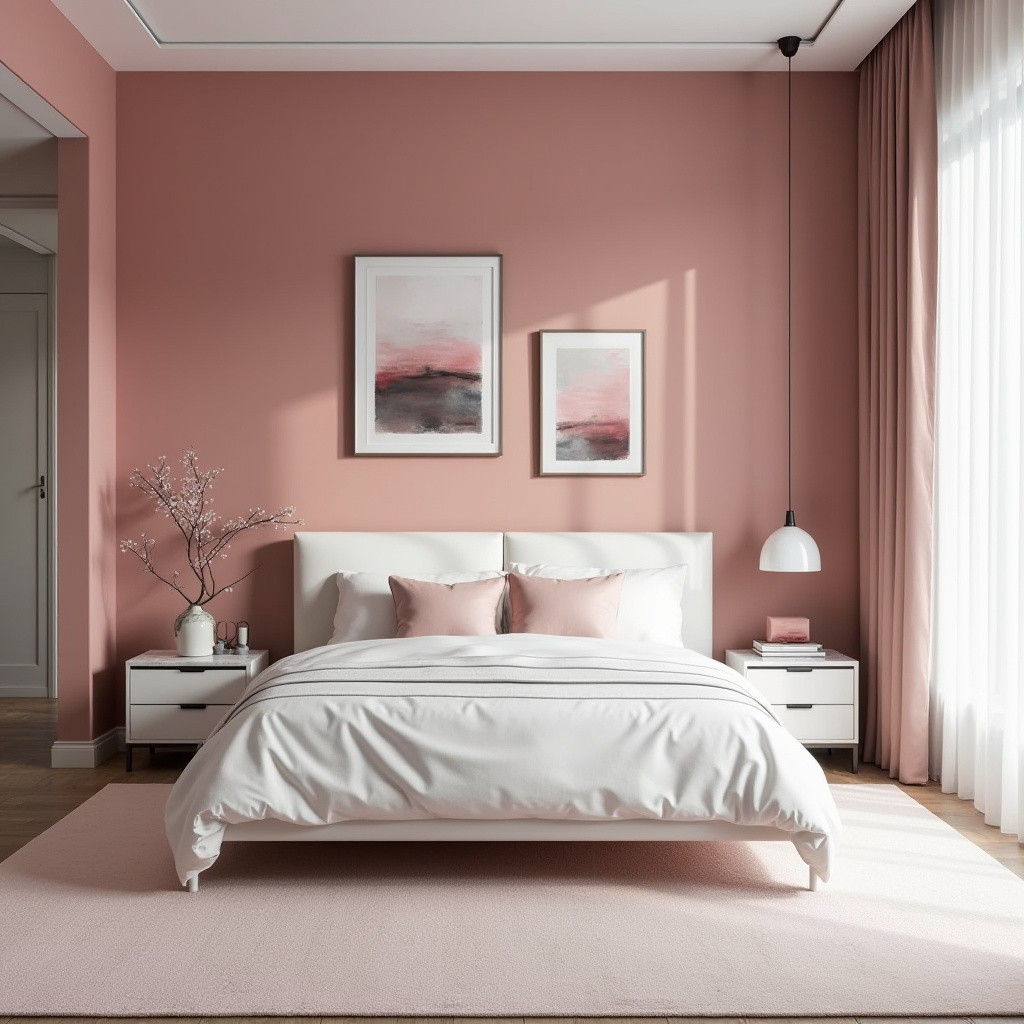 rose pink bedroom ideas 8