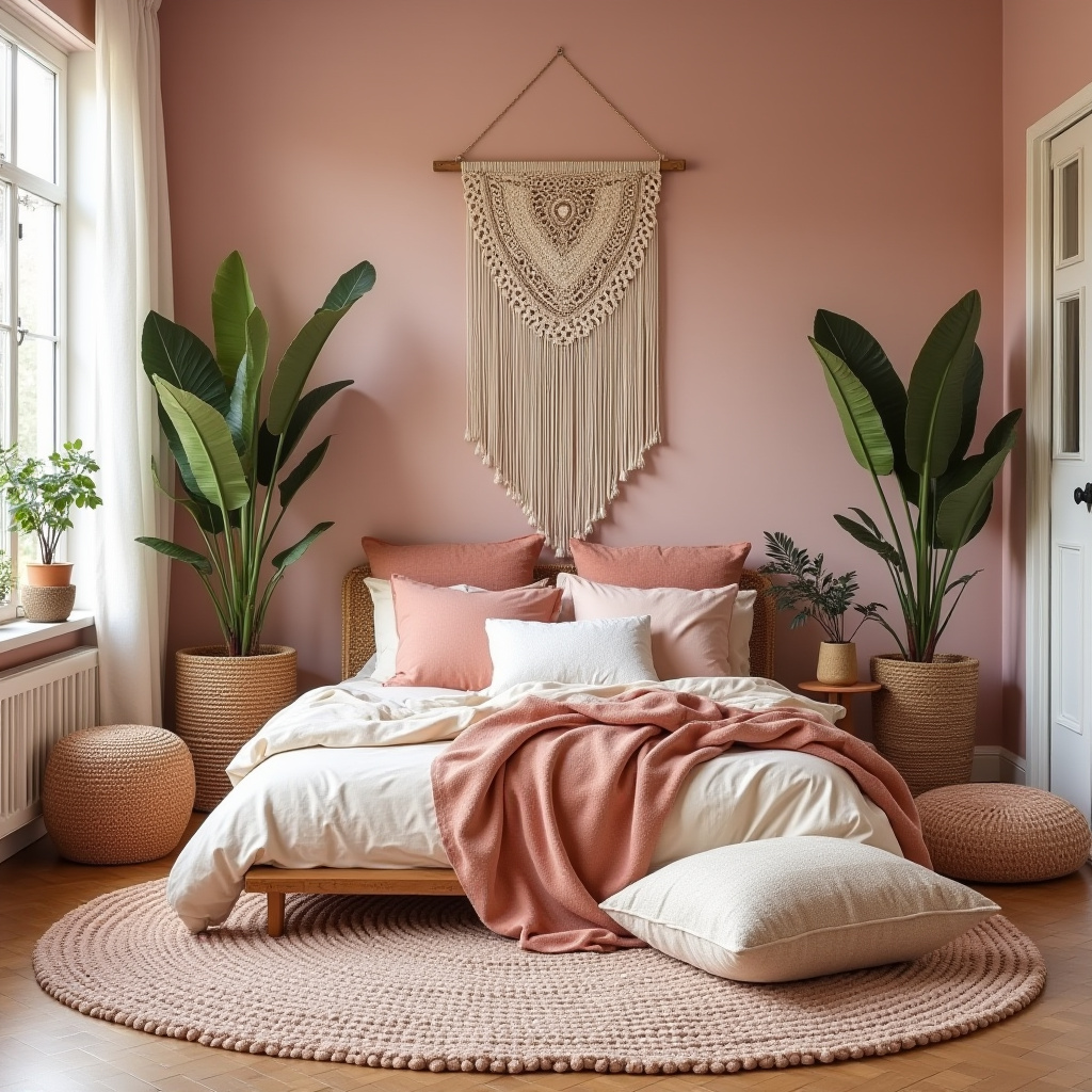 rose pink bedroom ideas 9