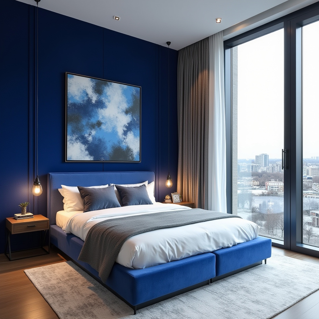 royal blue bedroom ideas 40