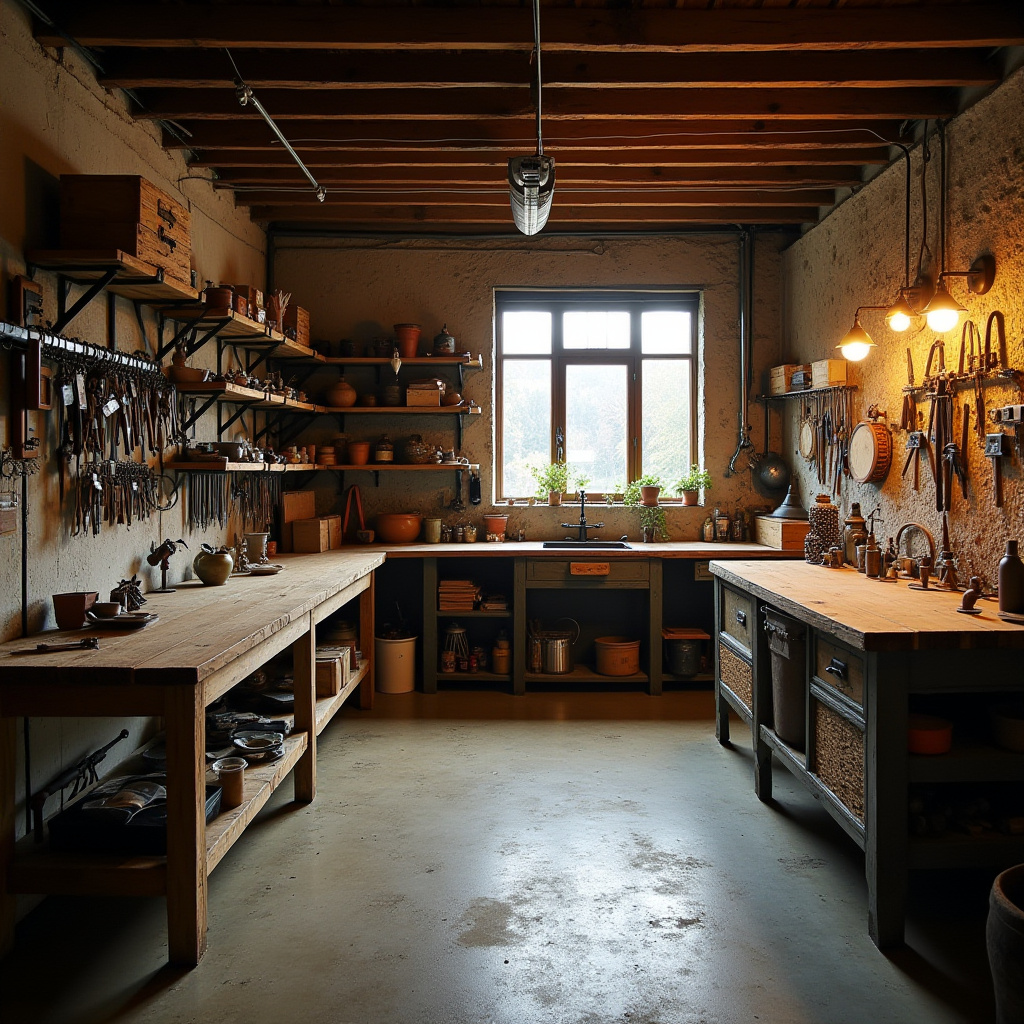 rustic basement 10