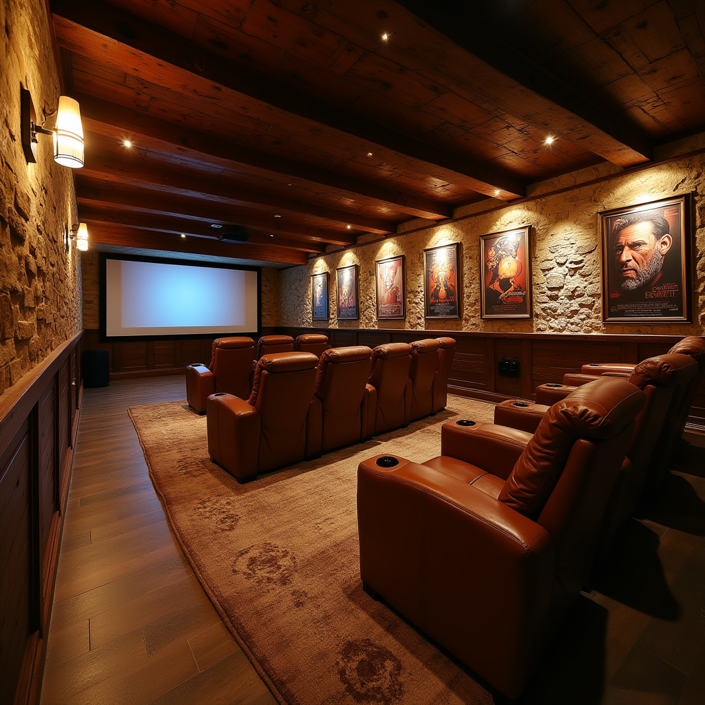 rustic basement 15