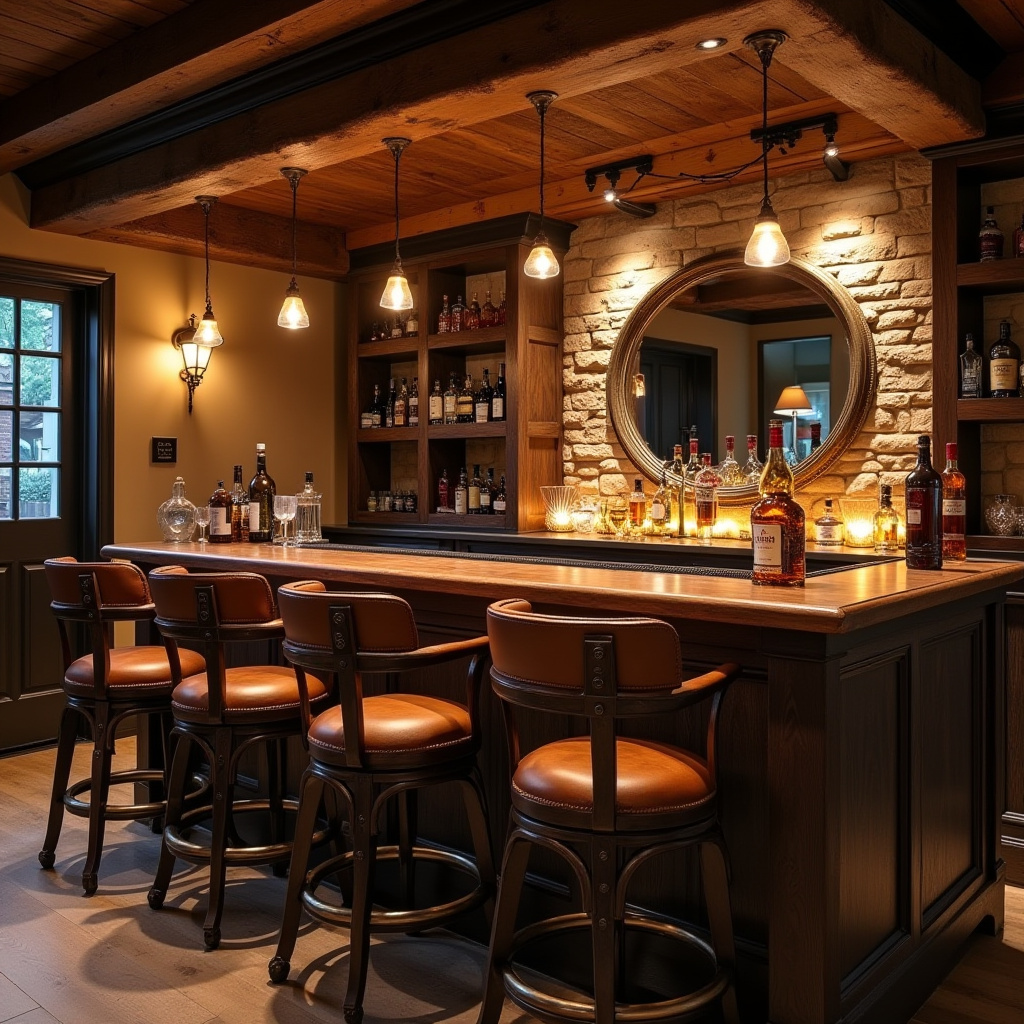 rustic basement 19