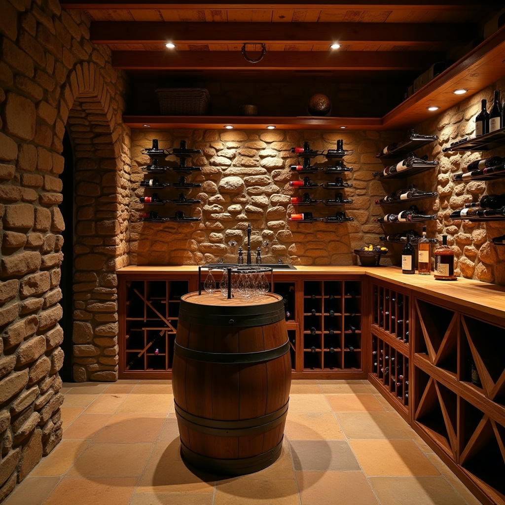 rustic basement 7