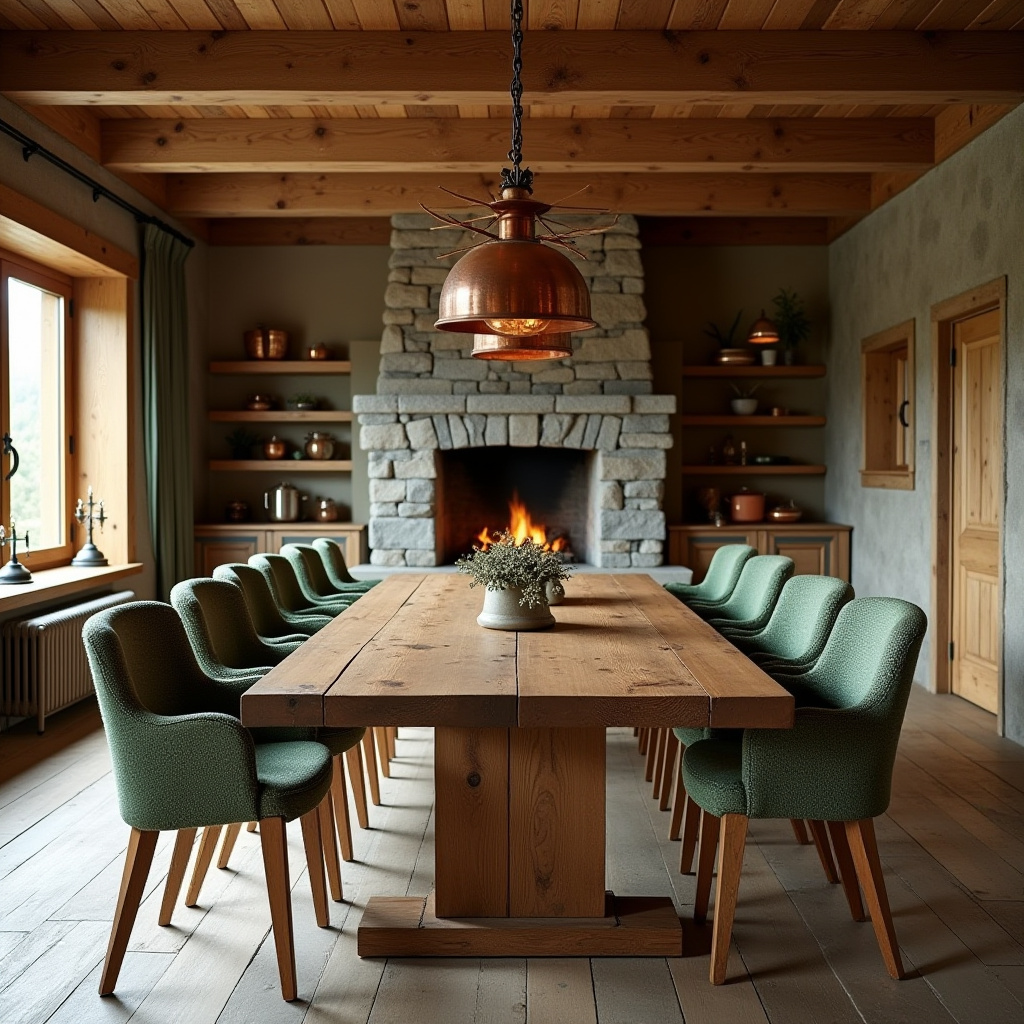 rustic dining room 16
