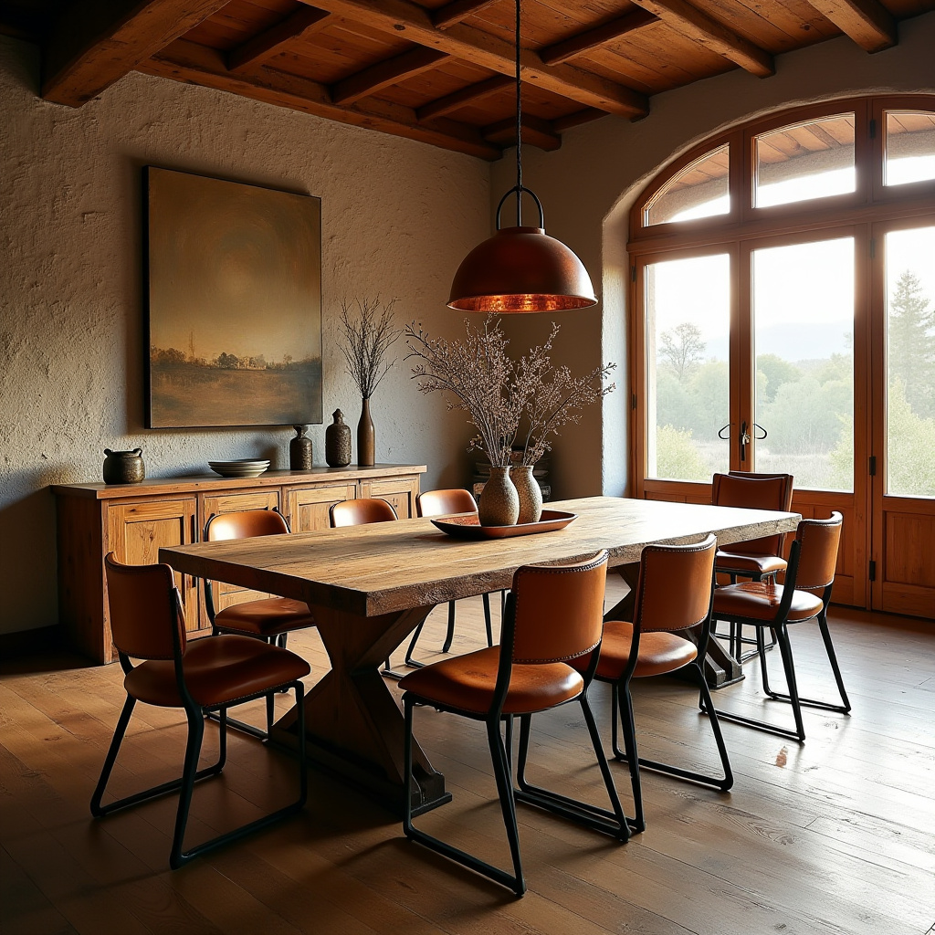 rustic dining room 2
