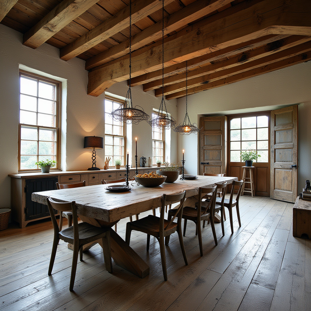 rustic dining room 3