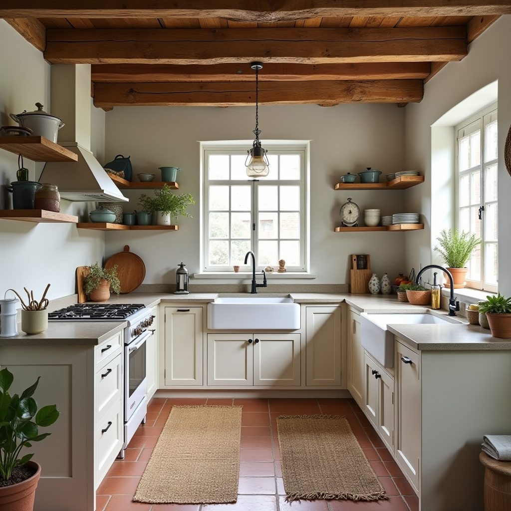 rustic farmhouse kitchen ideas 37