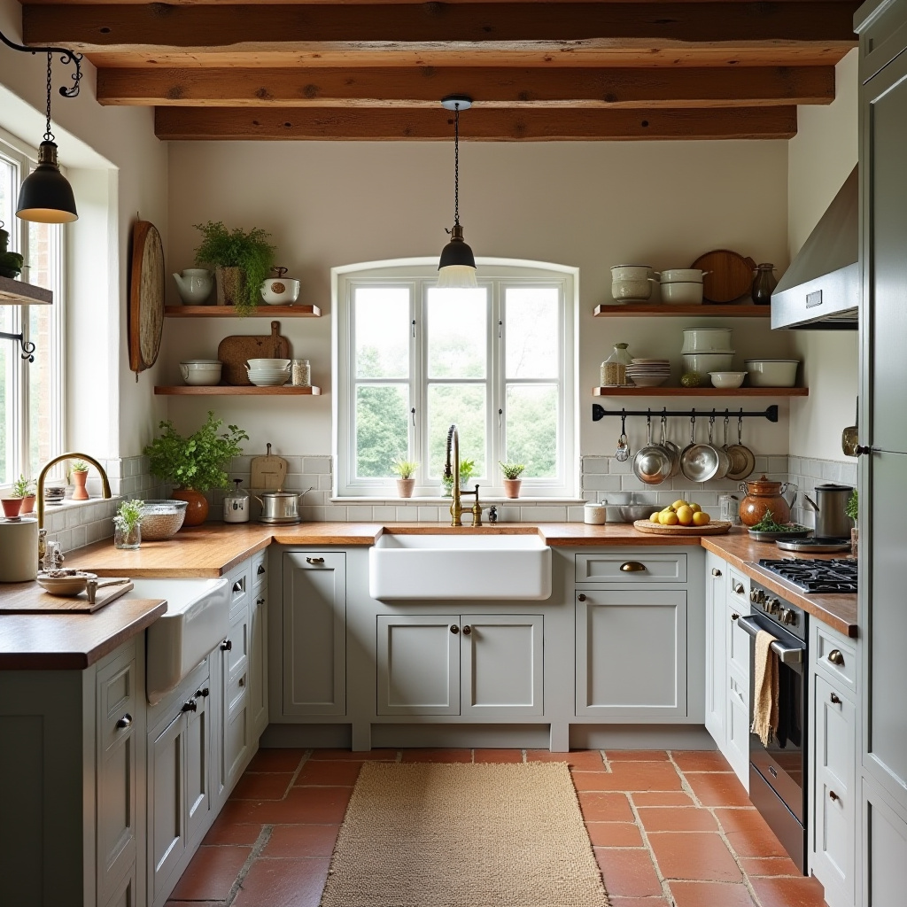 rustic farmhouse kitchen ideas 38