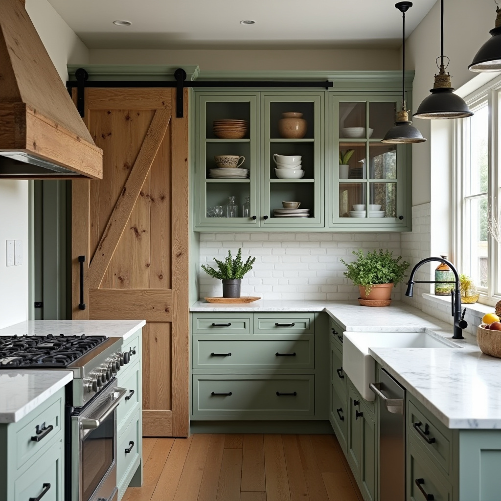 rustic farmhouse kitchen ideas 8