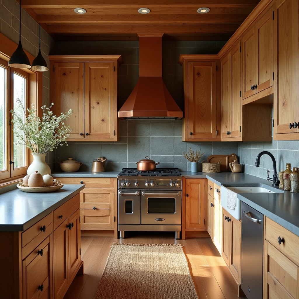 rustic home decor kitchen 12