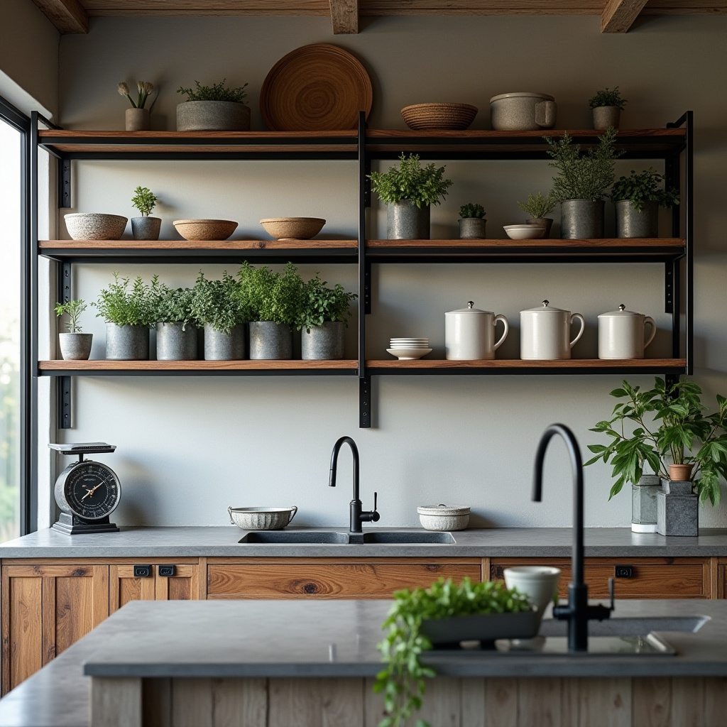 rustic home decor kitchen 19