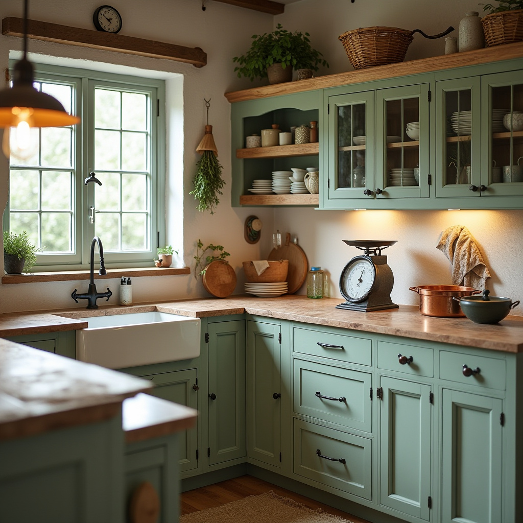rustic home decor kitchen 34