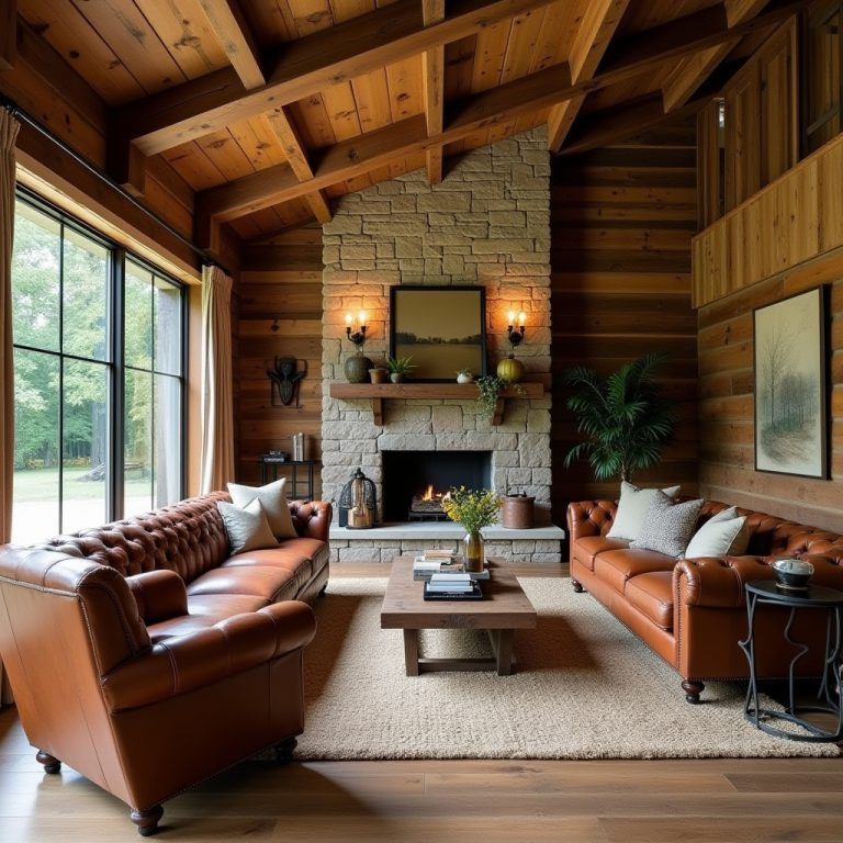 rustic living room ideas 1