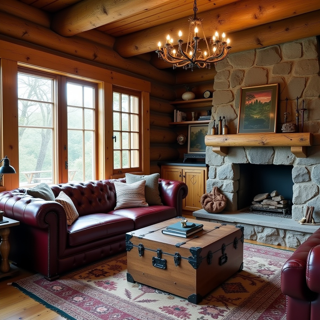 rustic living room ideas 14