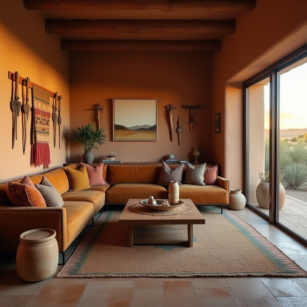 rustic living room ideas 22