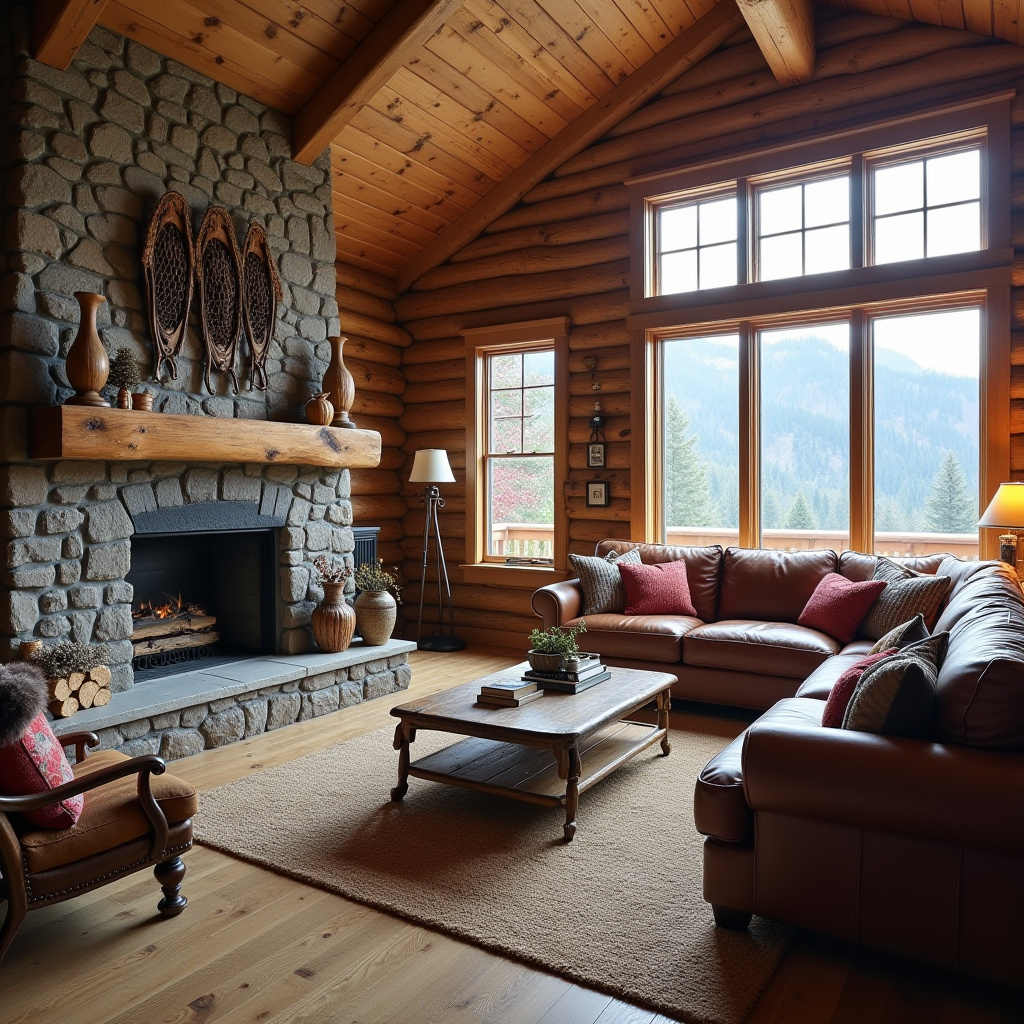 rustic living room ideas 25