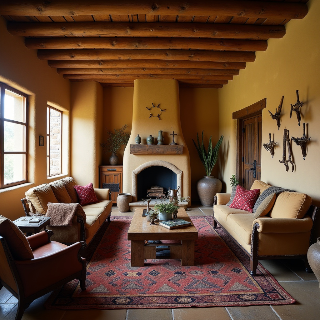 rustic living room ideas 29