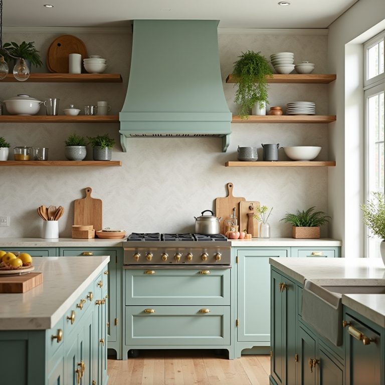 sage green kitchen decor 1