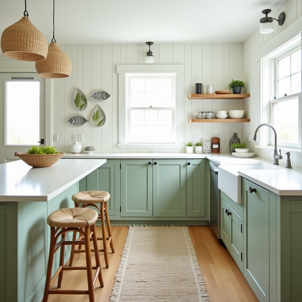sage green kitchen decor 11