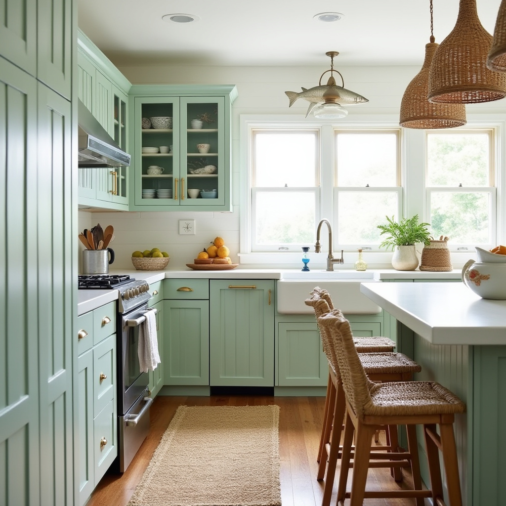 sage green kitchen decor 12