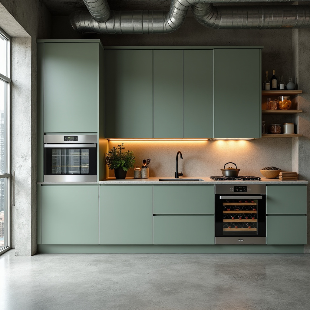 sage green kitchen decor 14