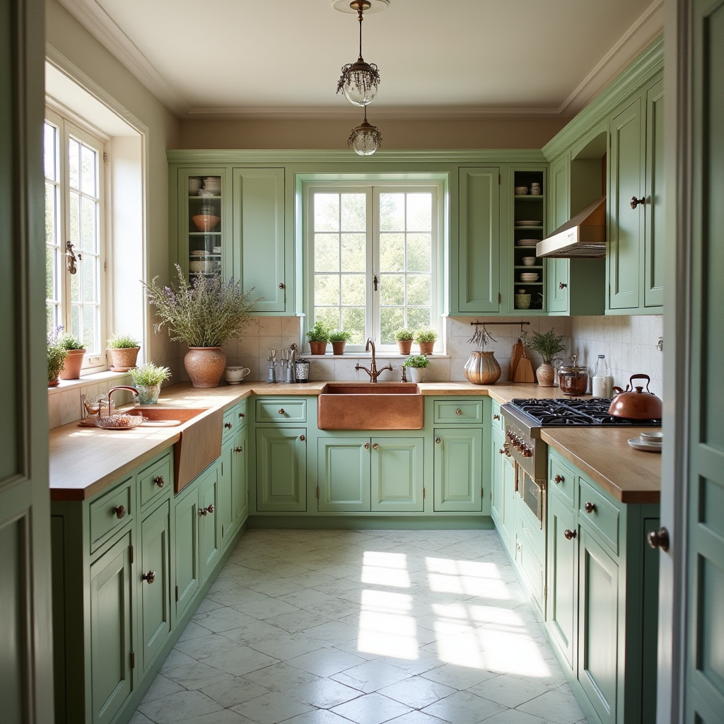 sage green kitchen decor 15