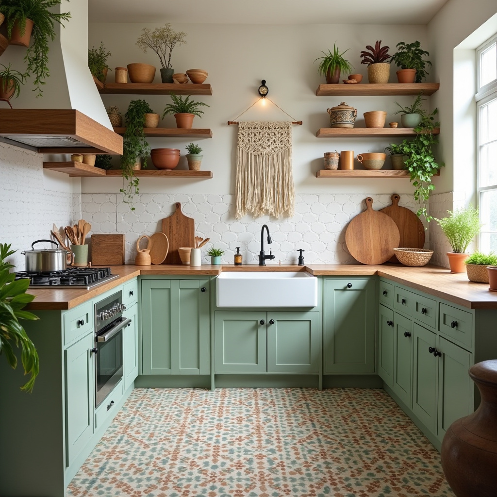 sage green kitchen decor 21