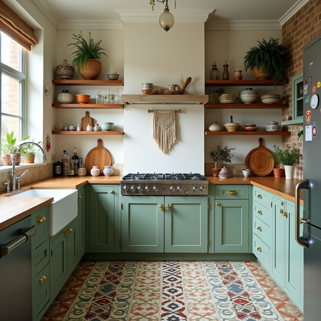 sage green kitchen decor 22