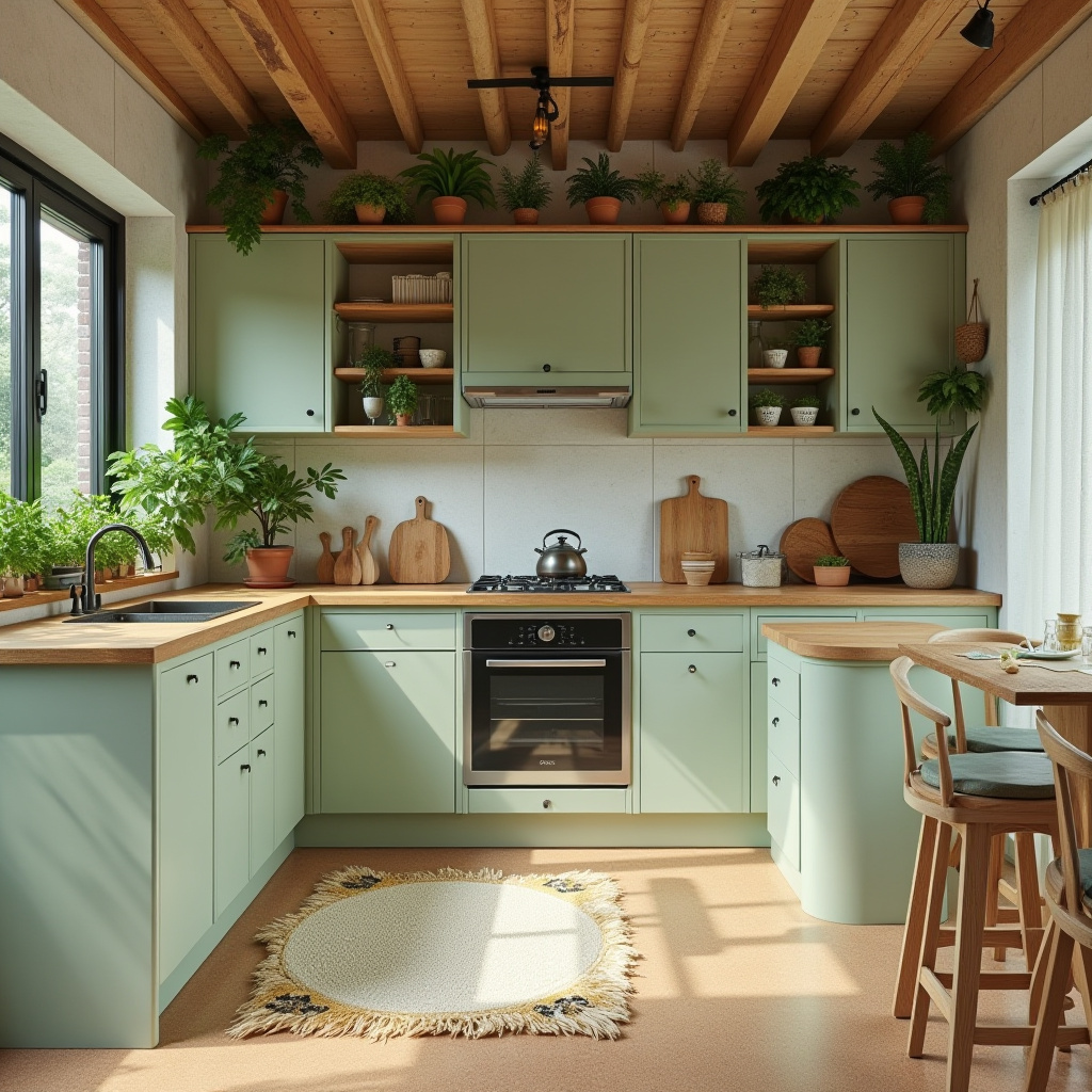 sage green kitchen decor 23