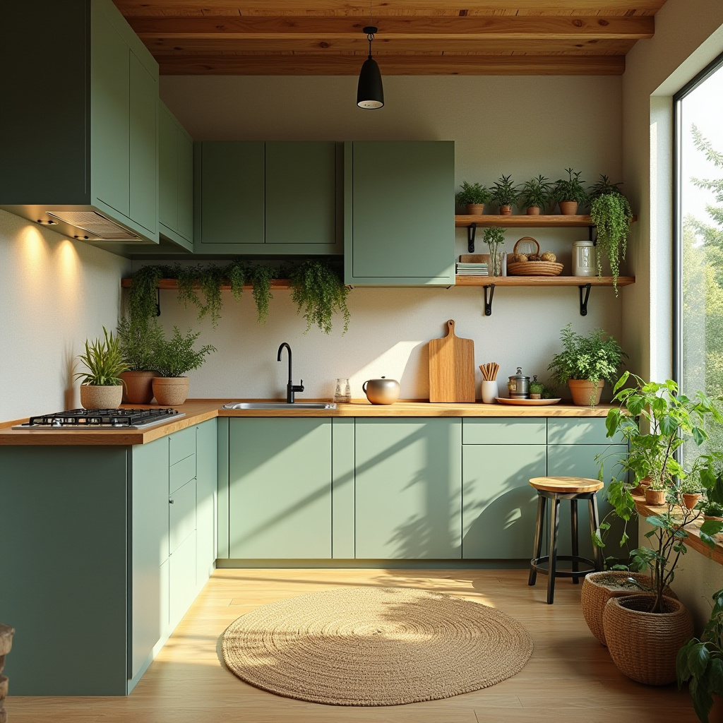 sage green kitchen decor 24
