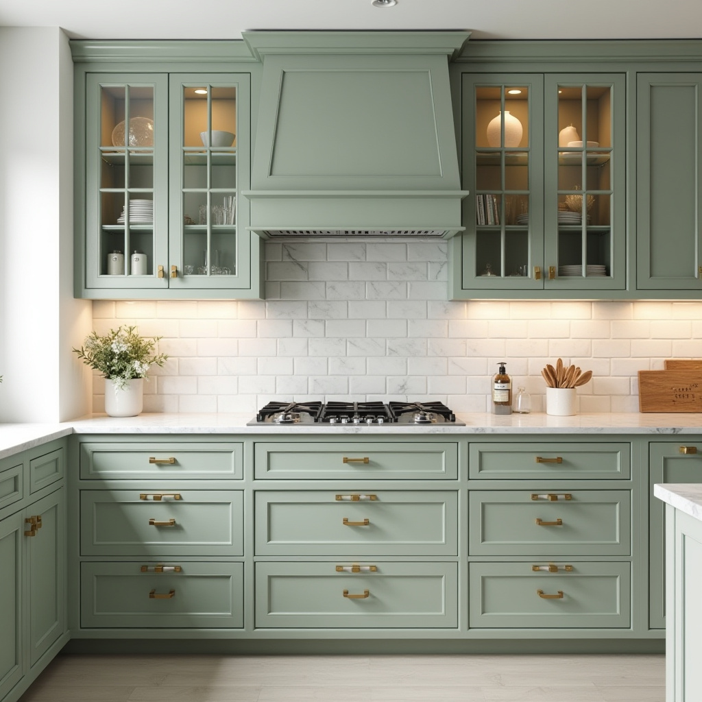 sage green kitchen decor 25