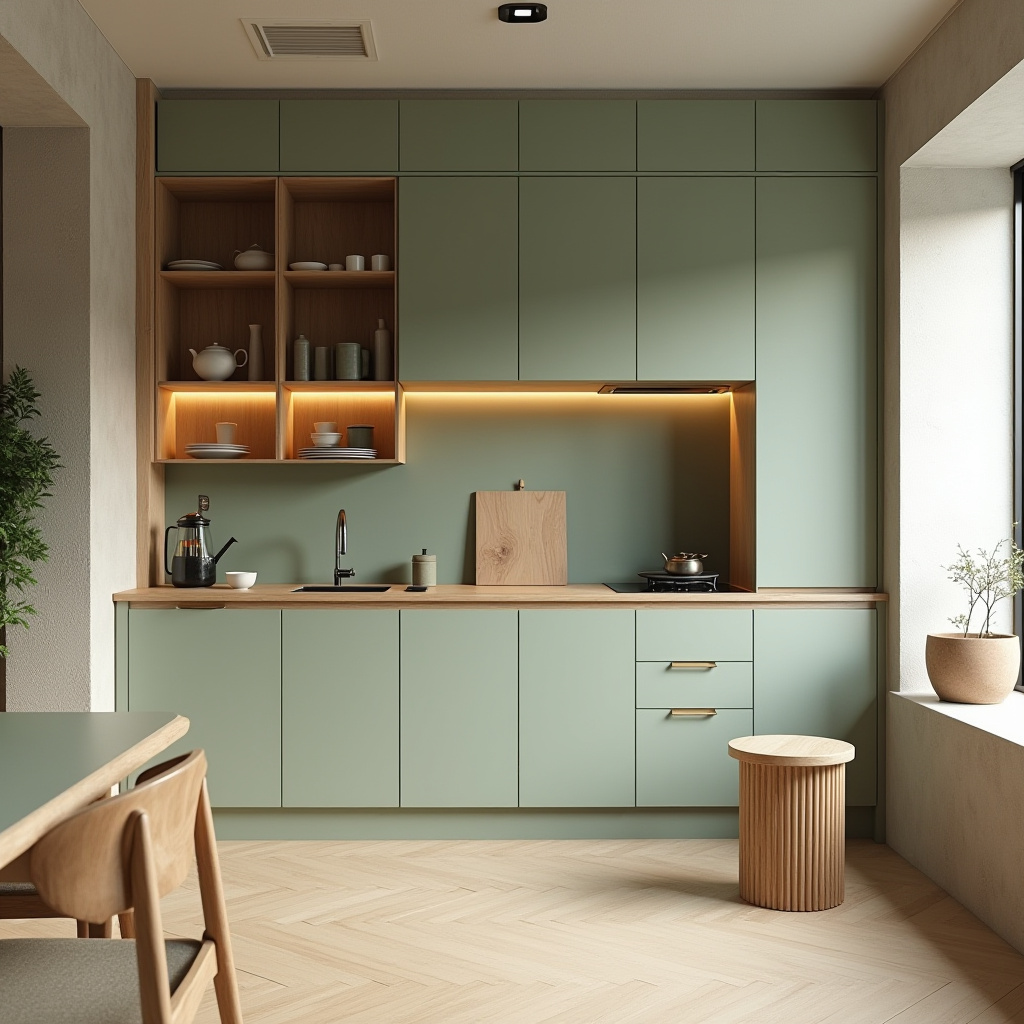 sage green kitchen decor 27