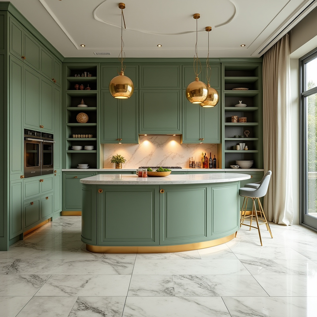 sage green kitchen decor 29