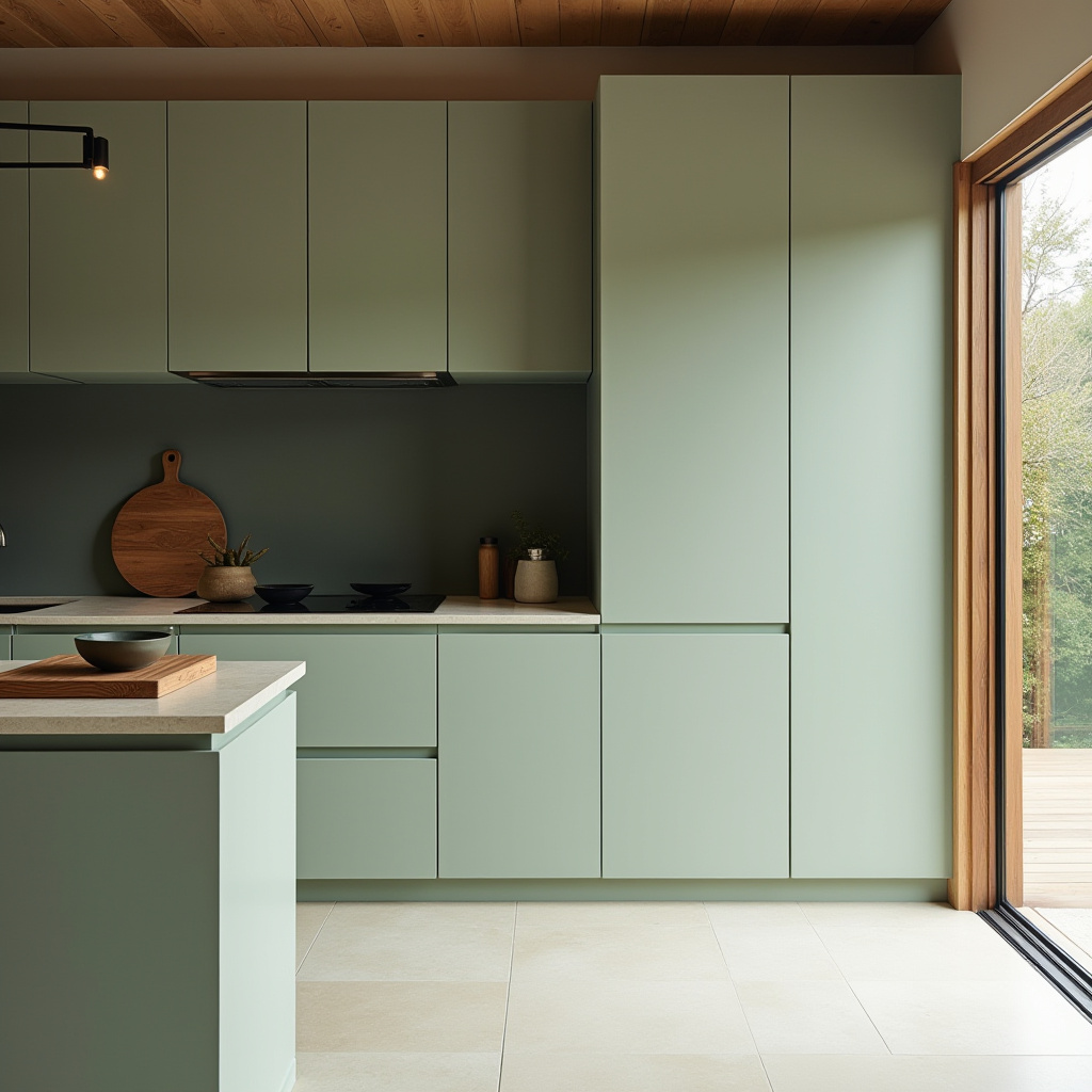 sage green kitchen decor 37