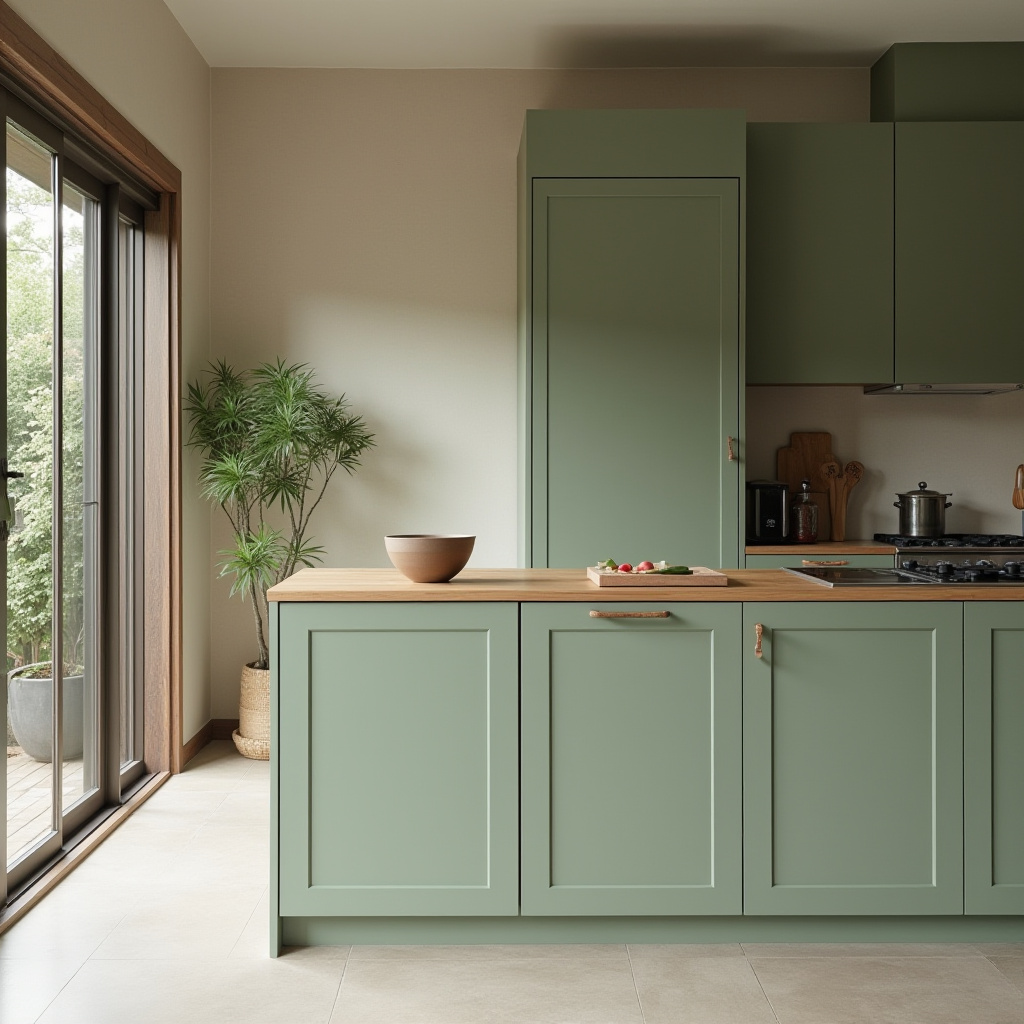 sage green kitchen decor 38