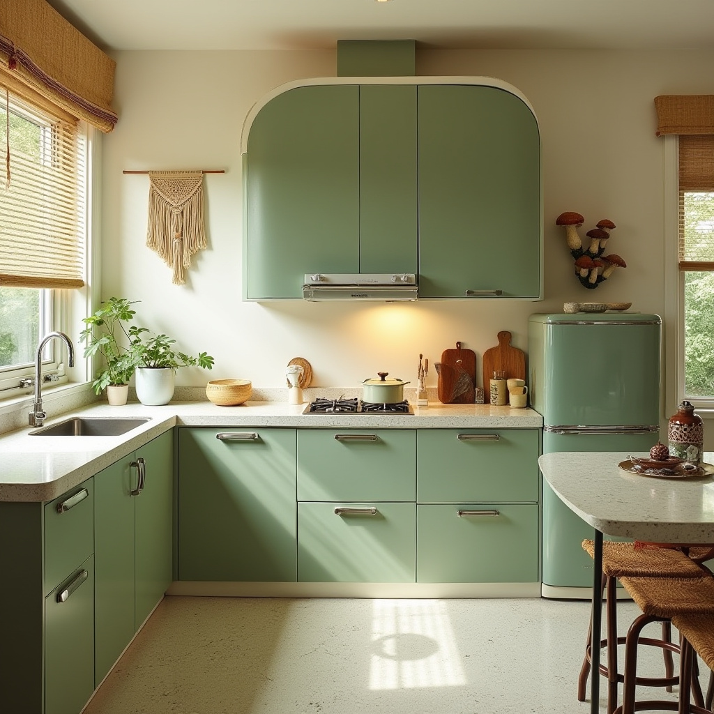 sage green kitchen decor 39