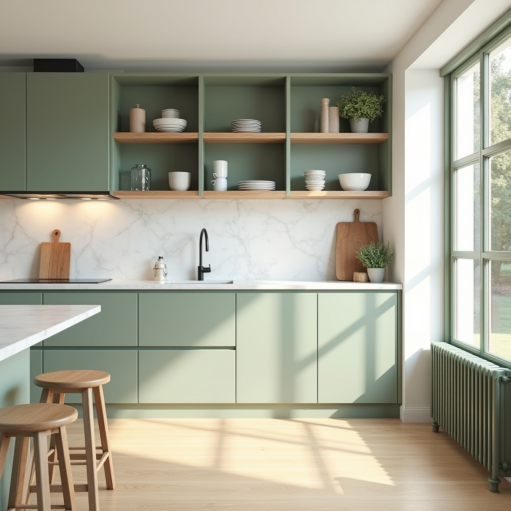 sage green kitchen decor 6