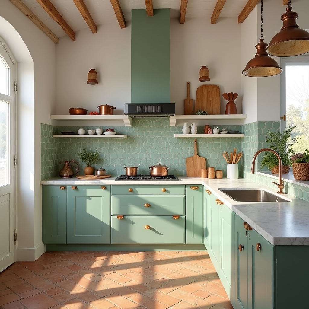 sage green kitchen decor 9