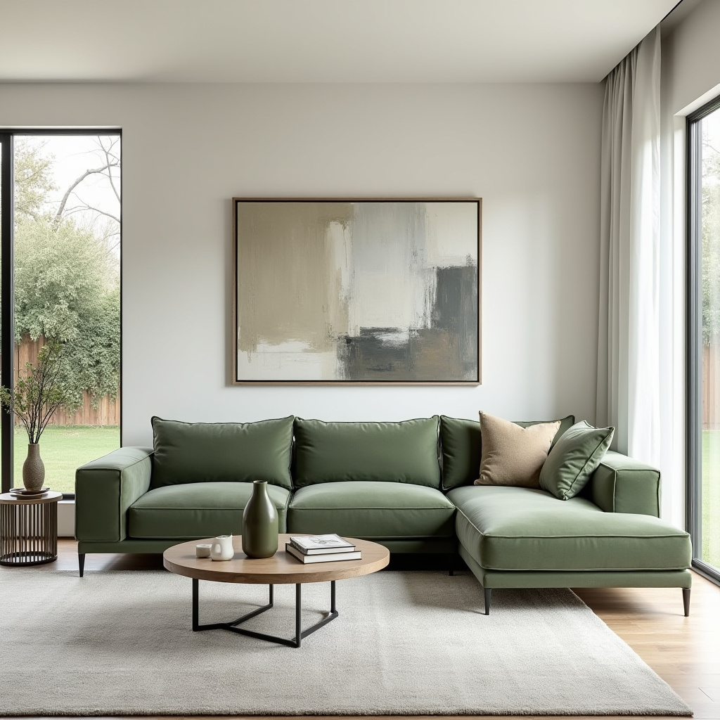 sage green sofa living room ideas 30