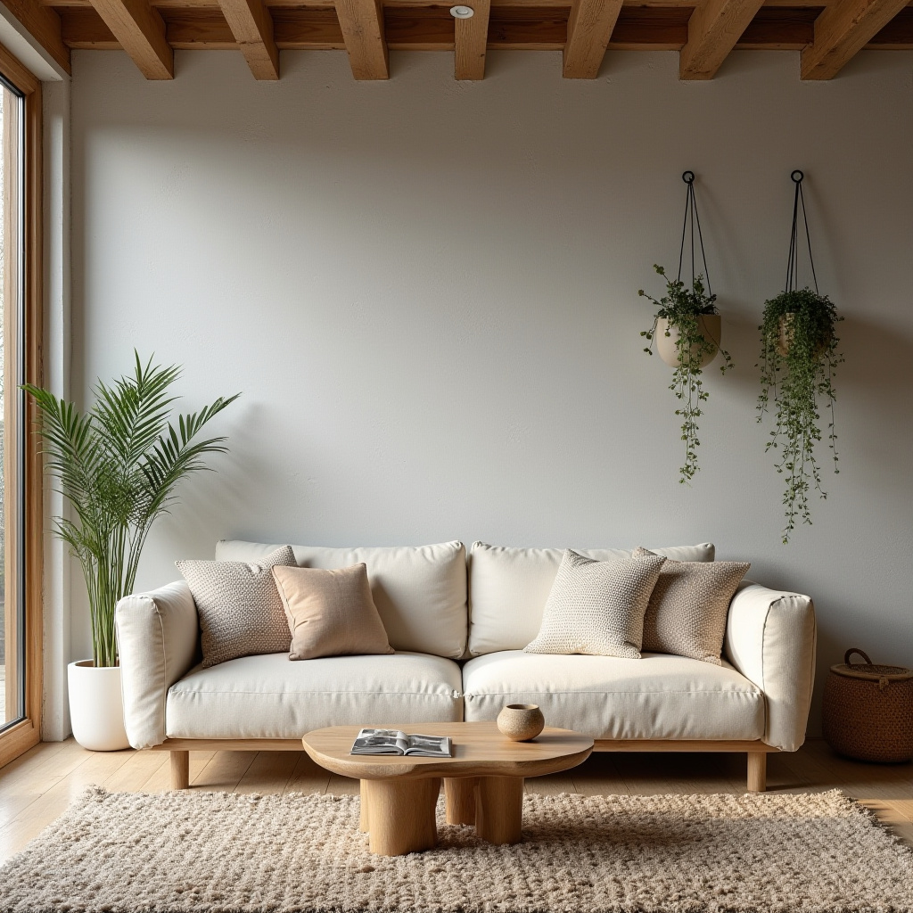 scandinavian boho living room 7