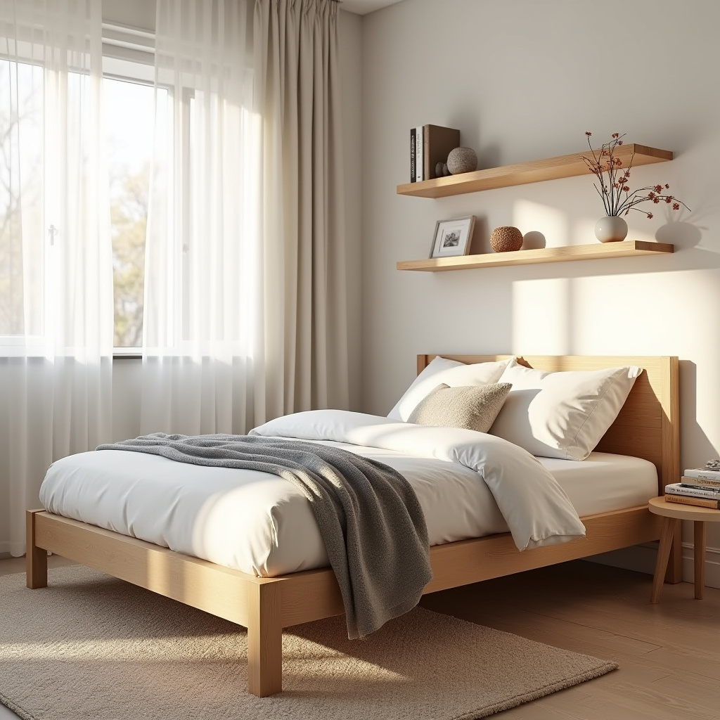 scandinavian small bedroom 1
