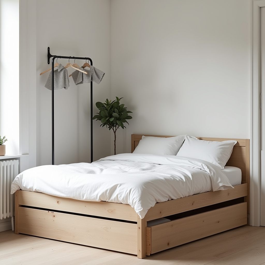 scandinavian small bedroom 10