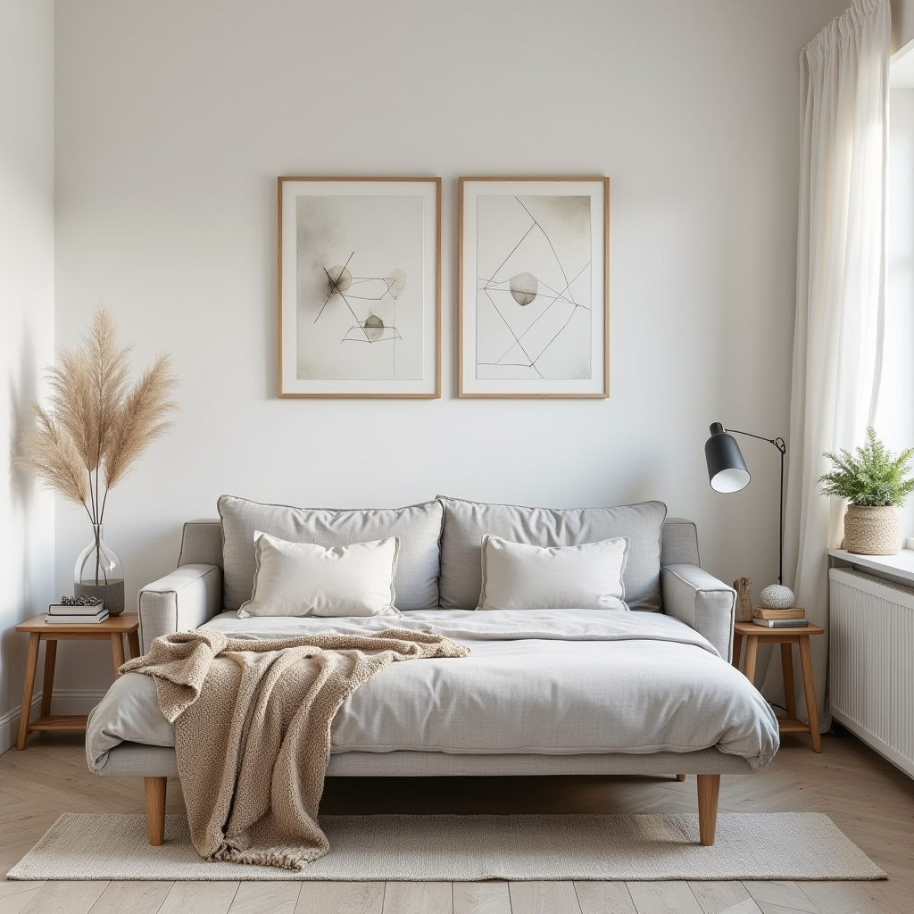 scandinavian small bedroom 15
