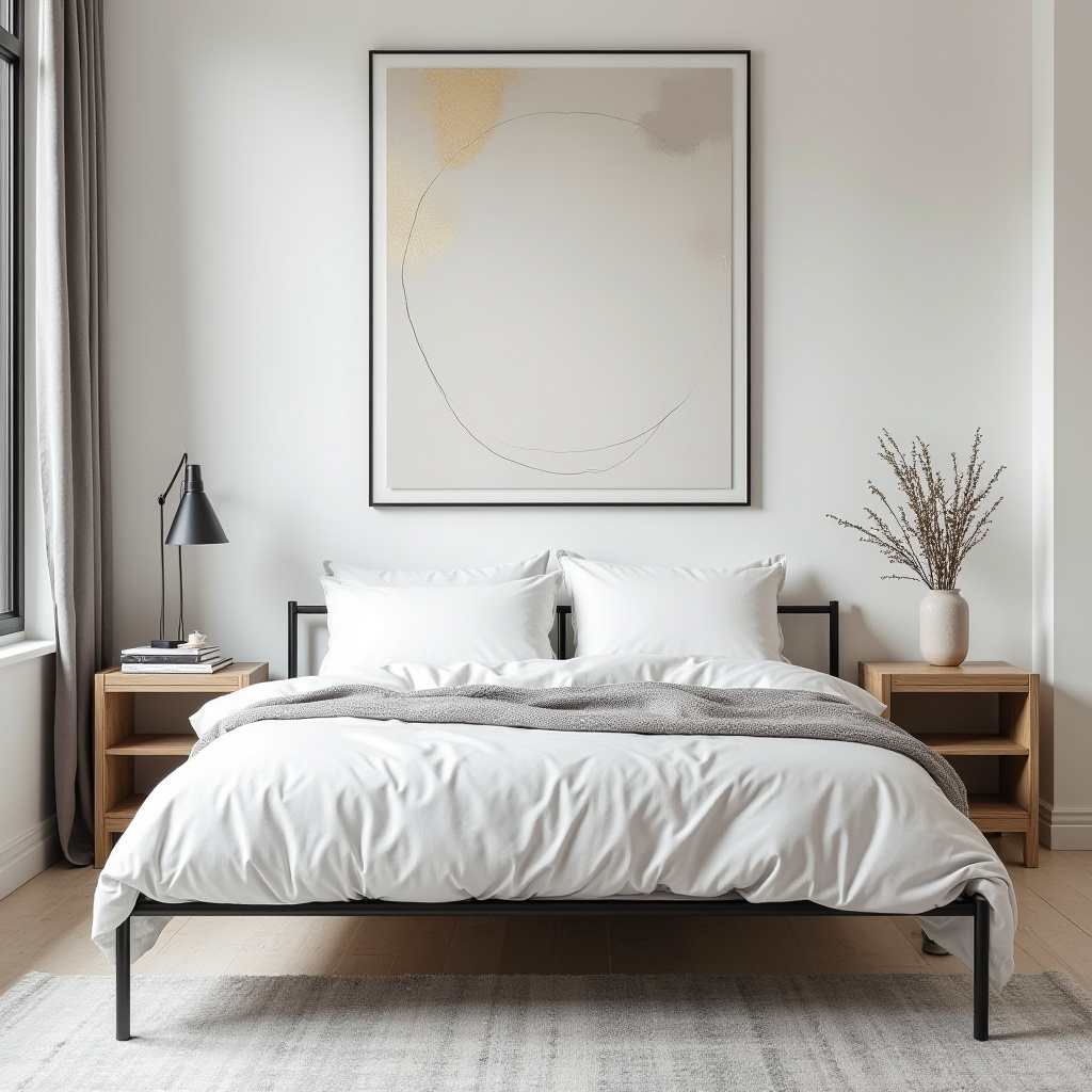 scandinavian small bedroom 22