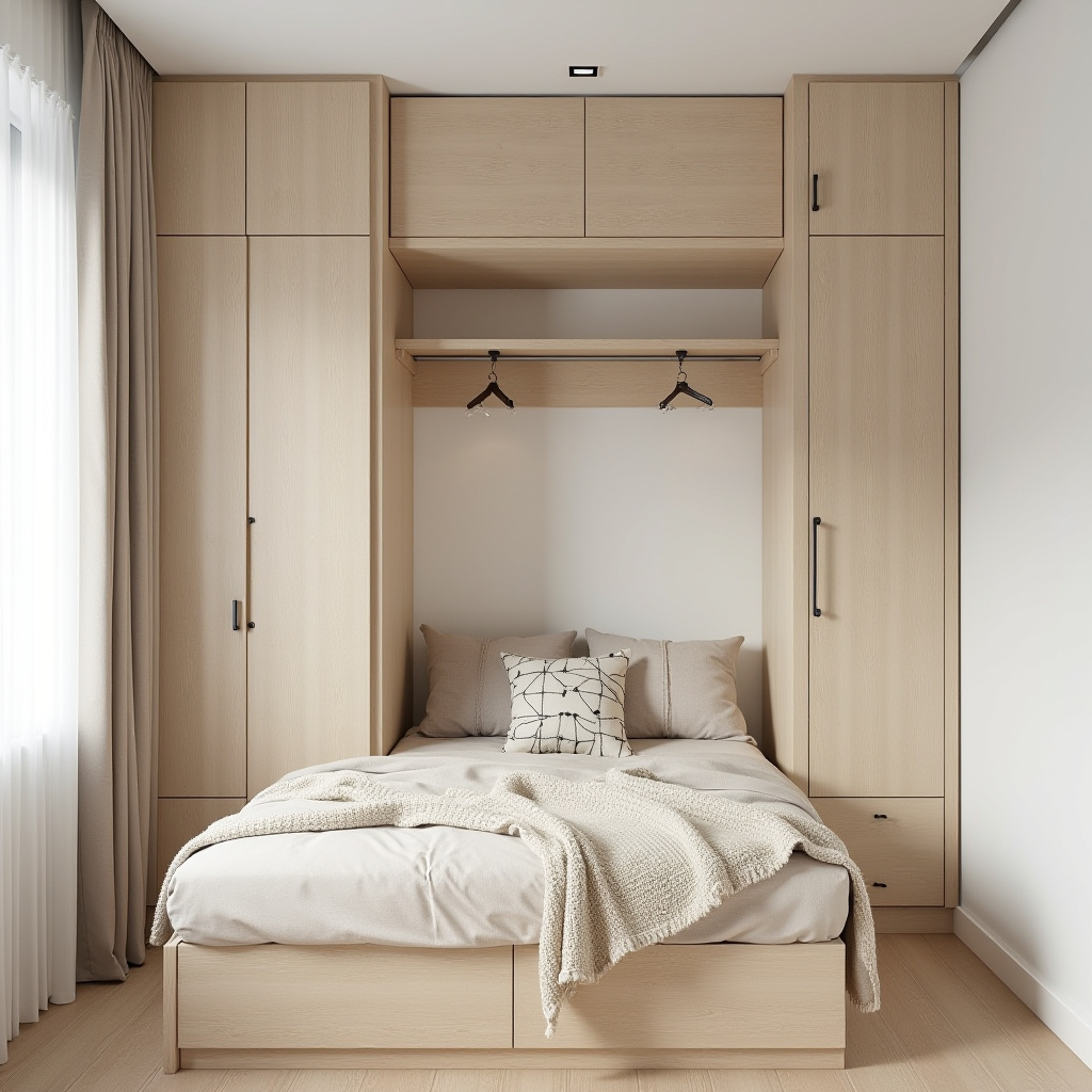 scandinavian small bedroom 25